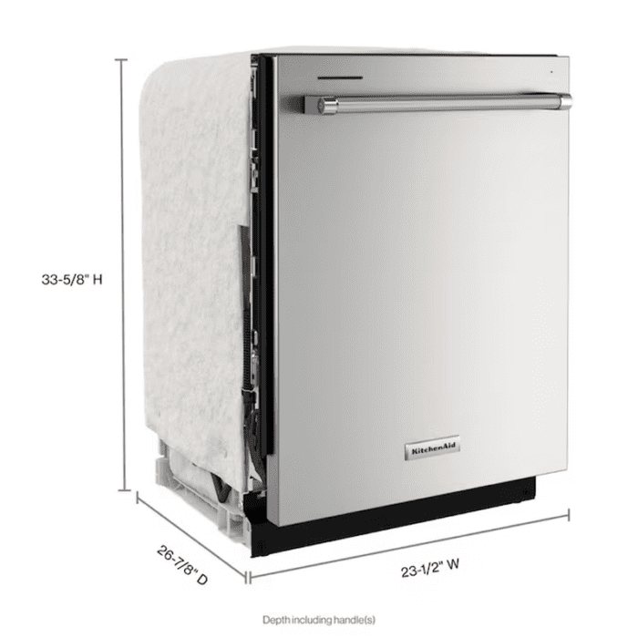 Eco Series 360 MAX JETS 24-In Top Control Built-In Dishwasher with Third Rack (Stainless Steel with Printshield Finish), 44-Dba Very Quiet Sound Level - Image 5