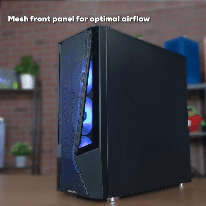 Trace 7 Mesh Gaming PC Computer Desktop TMA7N3501 (AMD Ryzen 7 5700, RTX 3050 6GB, 16GB DDR4 RGB 3200Mhz (8X2), 1TB Nvme, Wifi Ready, Windows 11 Home Advanced) - Image 7