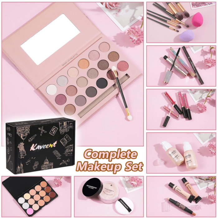 Makeup Kit Makeup Sets for Teens Makeup Kits for Women Teenagers Make up Eyeshadow Palette Foundation Concealer Lipgloss Makeup Kit for Women Full Kit - Image 6