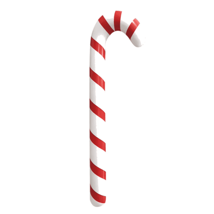 1-10PCS Inflatable Christmas Candy Canes Stick 90CM Giant Xmas Santa Canes Walking Stick Balloon 2024 New Year Party Decoration