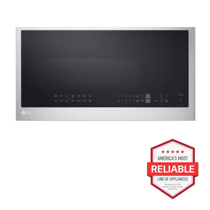 2-Cu Ft 1050-Watt 29.88-In Over-The-Range Microwave with Sensor Cooking (Printproof Stainless Steel) - Image 4