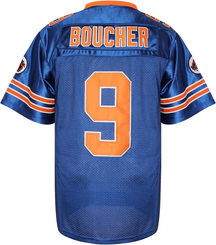 Bobby Boucher #9 the Waterboy Adam Sandler Movie Mud Dogs Bourbon Bowl Football Jersey - Image 2