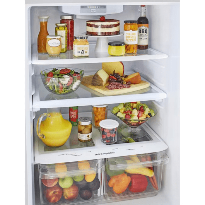 20.2-Cu Ft Top-Freezer Refrigerator (White) ENERGY STAR - Image 12