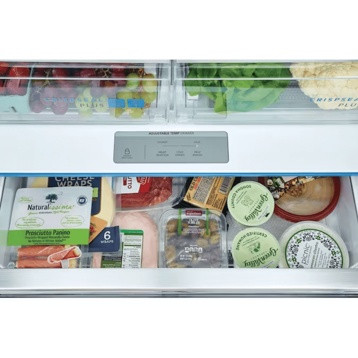 Gallery 27.8-Cu Ft French Door Refrigerator with Dual Ice Maker, Water and Ice Dispenser (Fingerprint Resistant Stainless Steel) ENERGY STAR - Image 8