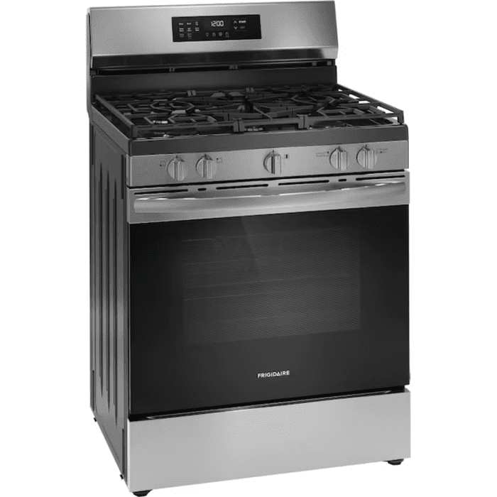 30-In 5 Burners 5.1-Cu Ft Self-Cleaning Air Fry Convection Oven Freestanding Natural Gas Range (Stainless Steel) - Image 10