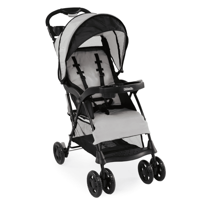 Cloud plus Lightweight Baby Stroller, Travel Stroller with Large Storage Basket, Multi-Position Reclining Seat, One-Hand Steer, Compact Stroller, Infant and Toddler Stroller - Slate Gray