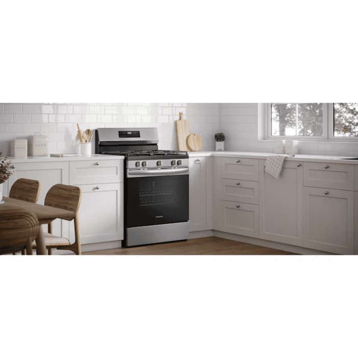 30-In 5 Burners 5.1-Cu Ft Steam Cleaning Freestanding Natural Gas Range (Fingerprint Resistant Stainless Steel) - Image 11