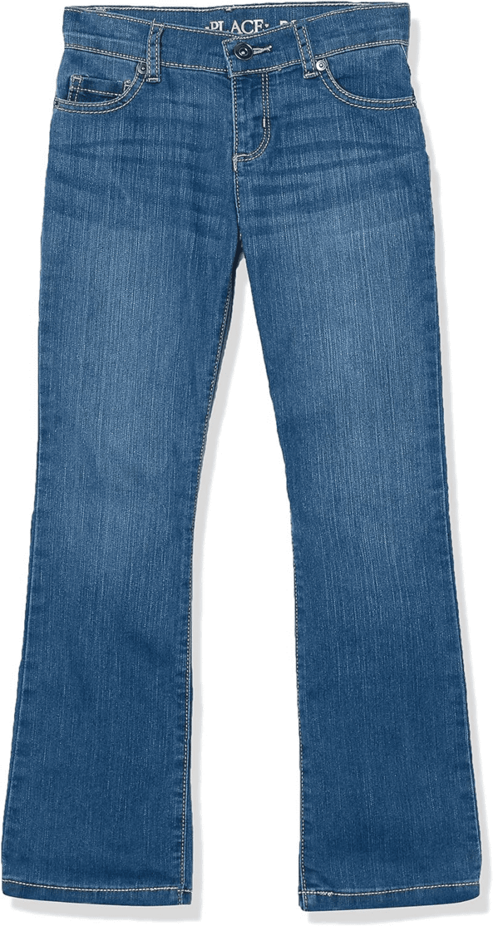 Girls' Basic Bootcut Jeans