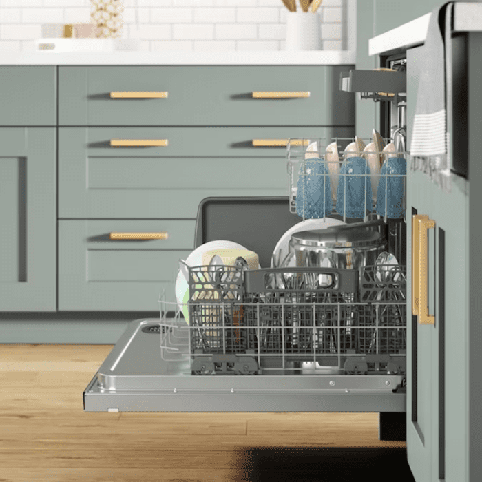 Eco Series Large Capacity 24-In Top Control Built-In Dishwasher with Third Rack (Fingerprint Resistant Stainless Steel), 47-Dba Very Quiet Sound Level - Image 10