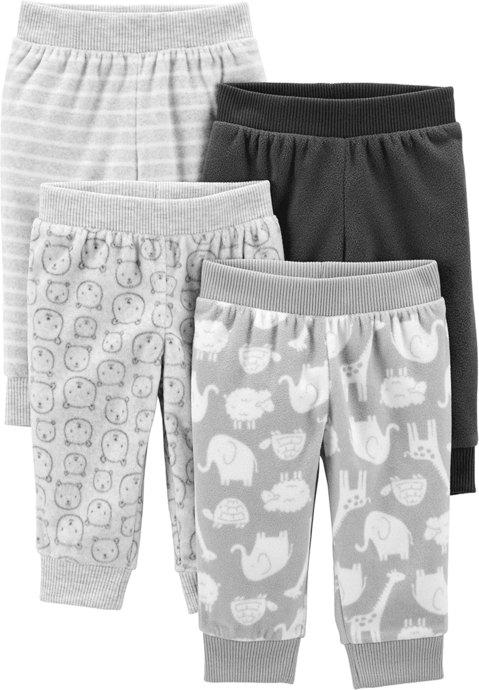 Baby 4-Pack Fleece Pants