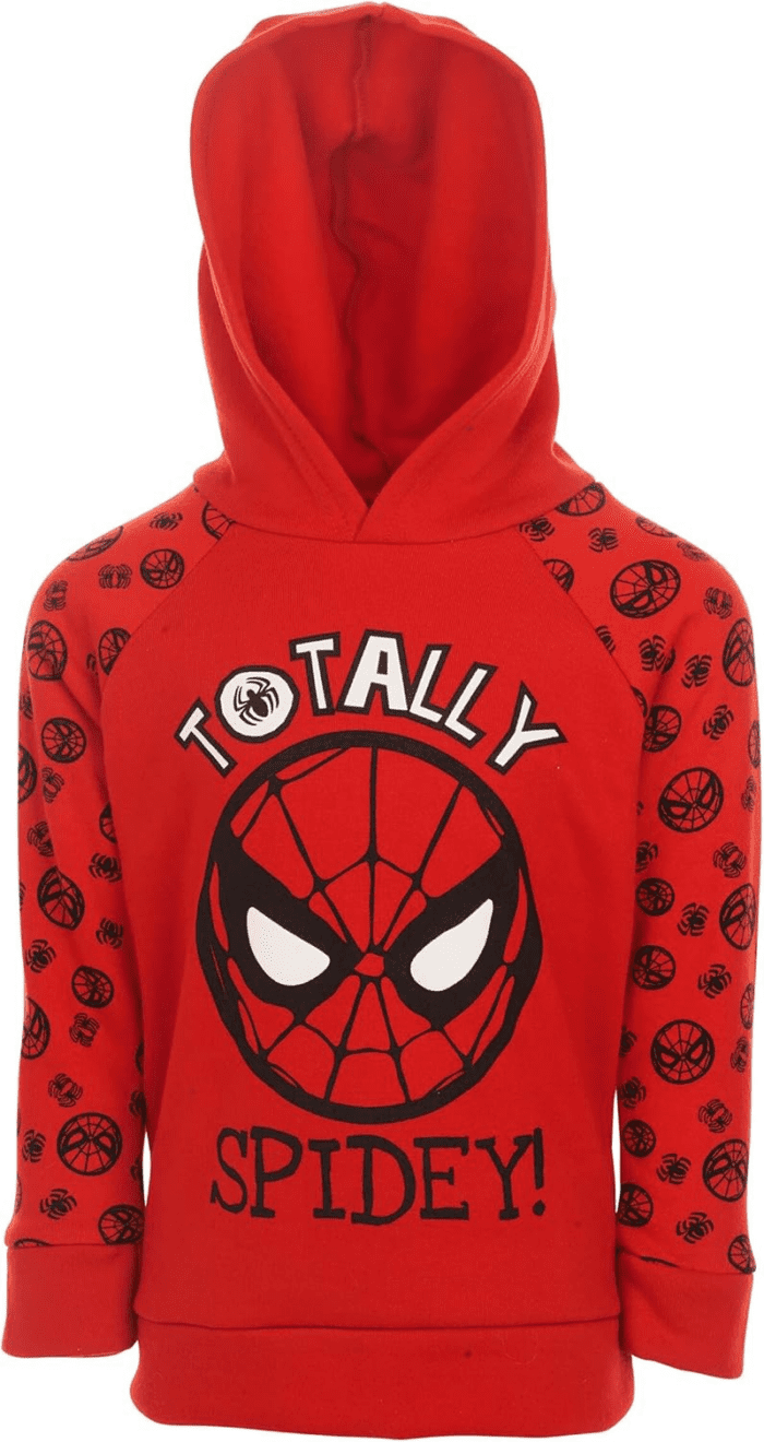 Spider-Man Big Boys Fleece Pullover Hoodie and Pants Outfit Set - Image 2