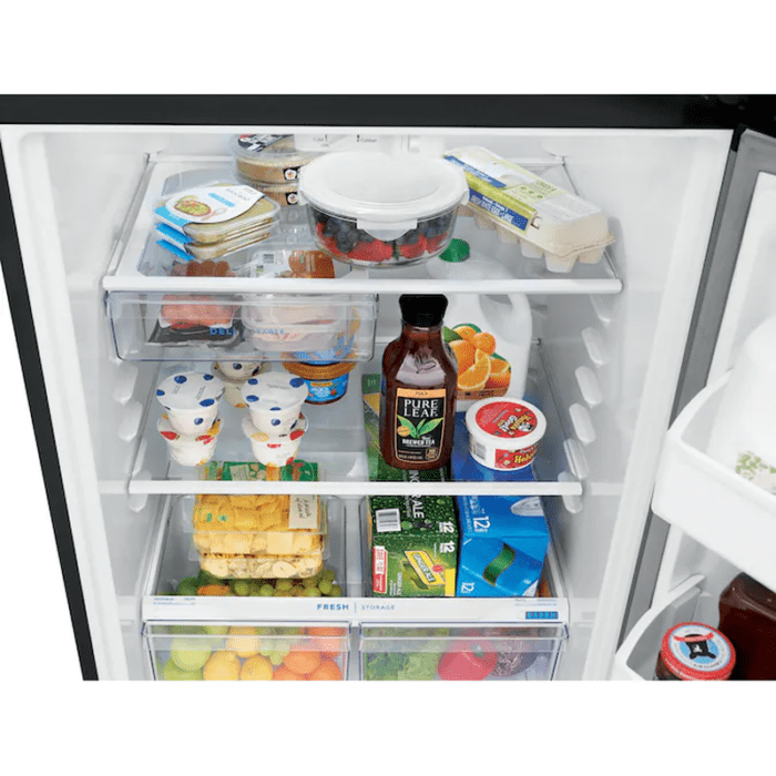 18.3-Cu Ft Top-Freezer Refrigerator (Easycare Stainless Steel) Garage Ready - Image 5