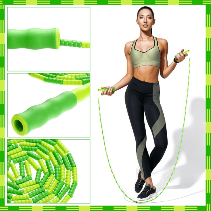 20 Pack Adults Kids Jump Ropes 9.2 Feet Adjustable Length Tangling Free Segmented Skipping Rope with Soft Beaded Segment Equipment for Kids Women Men Exercise Training Workout Weight Loss, 5 Colors - Image 5