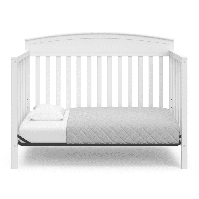 Benton 5-In-1 Convertible Crib (White) – GREENGUARD Gold Certified, Converts from Baby Crib to Toddler Bed, Daybed and Full-Size Bed, Fits Standard Full-Size Crib Mattress - Image 11