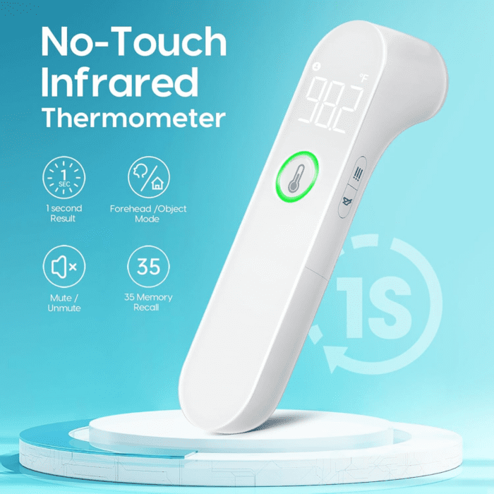 Thermometer for Adults and Kids, Fast Accurate Baby Thermometer, FSA HSA Eligible, Fever Alarm & Mute Mode, Baby Essentials - Lifetime Support - Image 2