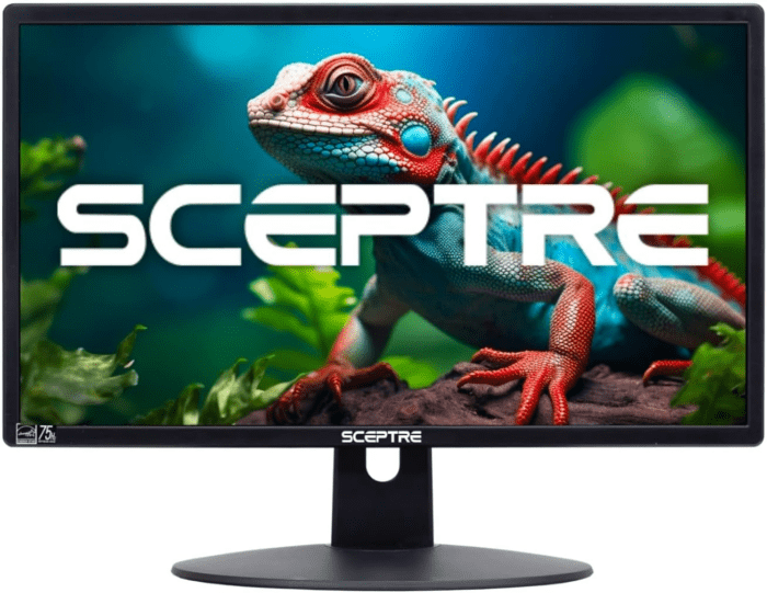 20" 1600X900 75Hz Ultra Thin LED Monitor 2X HDMI VGA Built-In Speakers, Machine Black Wide Viewing Angle 170° (Horizontal) / 160° (Vertical)