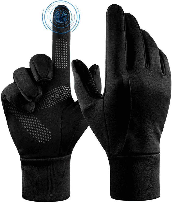 Winter Gloves Touch Screen Water Resistant Windproof Thermal for Running Cycling Driving Hiking for Men Women