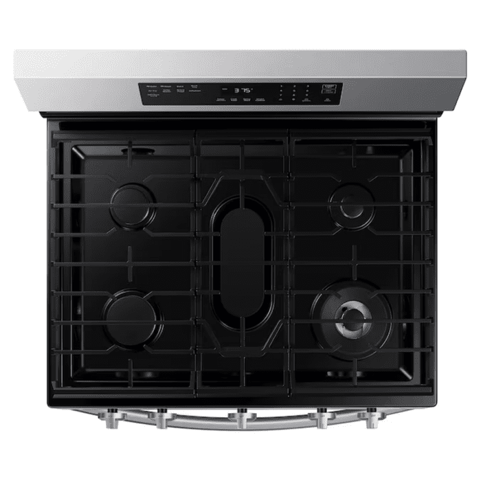 30-In 5 Burners 6-Cu Ft Self-Cleaning Air Fry Convection Oven Freestanding Smart Natural Gas Range (Fingerprint Resistant Stainless Steel) - Image 9