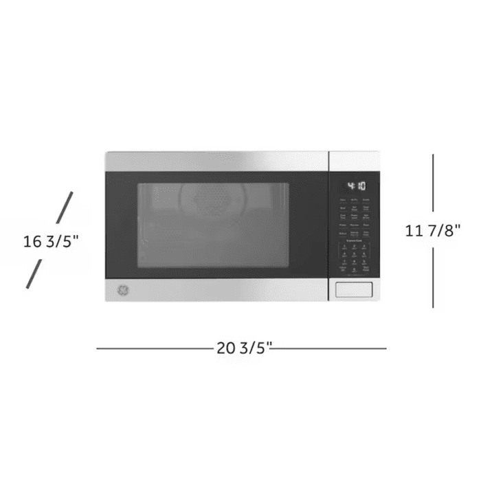 1-Cu Ft Small 1050-Watt Air Fry Countertop Convection Microwave (Stainless Steel) - Image 15