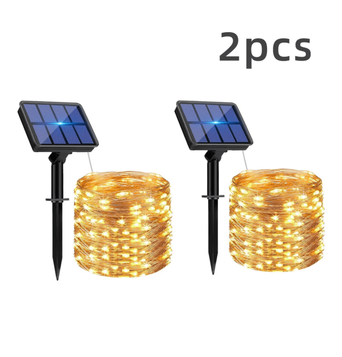 300LED Solar Fairy Lights Outdoor Waterproof String Light 8 Modes Christmas Garland Decoration 2024 Garden Party Wedding - Image 12