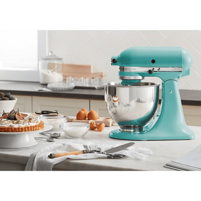 Artisan Aqua Sky 5-Quart Tilt-Head Stand Mixer - Image 15