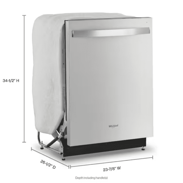 Eco Series 24-In Top Control Built-In Dishwasher with Third Rack (Fingerprint Resistant Stainless Steel), 51-Dba Standard Sound Level - Image 3