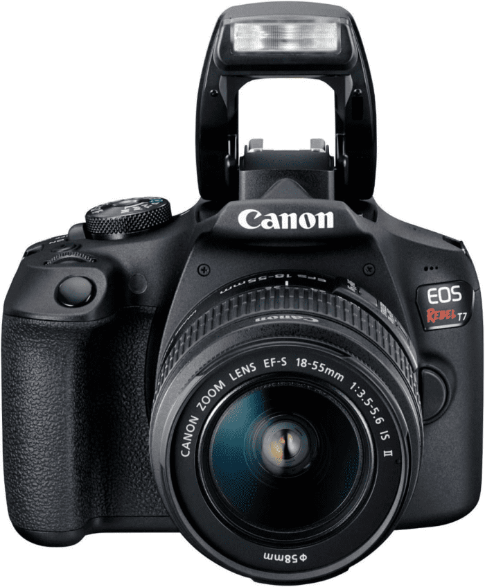 EOS Rebel T7 DSLR Camera with 18-55Mm Lens | Built-In Wi-Fi | 24.1 MP CMOS Sensor | DIGIC 4+ Image Processor and Full HD Videos - Image 3