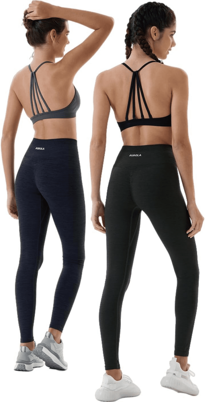 Workout Leggings for Women Seamless Scrunch Tights Tummy Control Gym Fitness Girl Sport Active Yoga Pants - Image 2