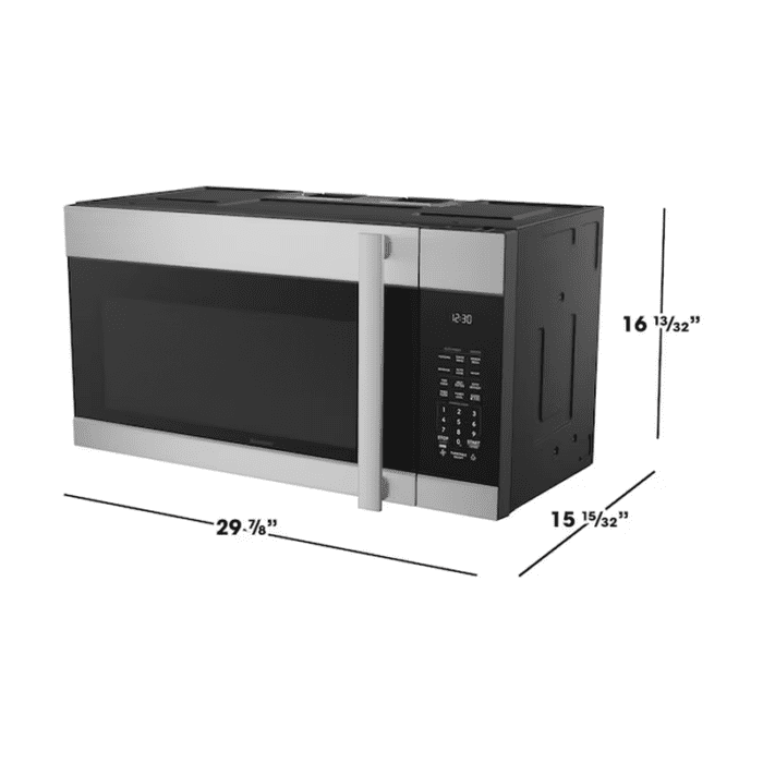 1.7-Cu Ft 1000-Watt Low Profile 29.88-In Over-The-Range Microwave with Sensor Cooking (Stainless Steel) - Image 11