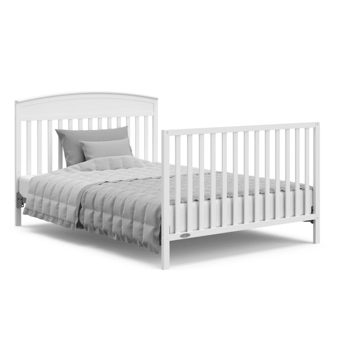 Benton 5-In-1 Convertible Crib (White) – GREENGUARD Gold Certified, Converts from Baby Crib to Toddler Bed, Daybed and Full-Size Bed, Fits Standard Full-Size Crib Mattress - Image 12