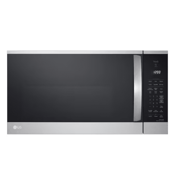 1.8-Cu Ft 1000-Watt 29.88-In Over-The-Range Microwave with Sensor Cooking (Printproof Stainless Steel)