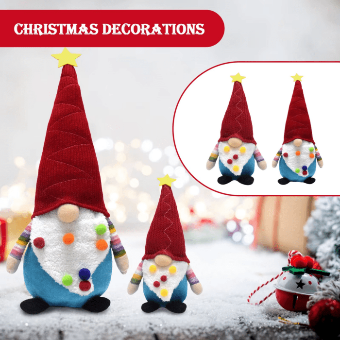 2024 New Christmas Cute Faceless Doll Rudolph Doll Dwarf Christmas Decoration Ornaments Best Gifts for Kids - Image 4