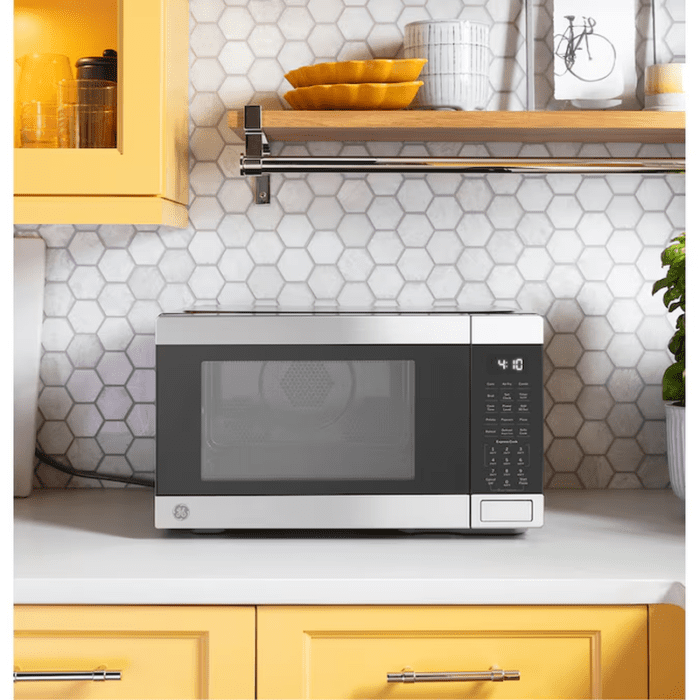 1-Cu Ft Small 1050-Watt Air Fry Countertop Convection Microwave (Stainless Steel) - Image 4