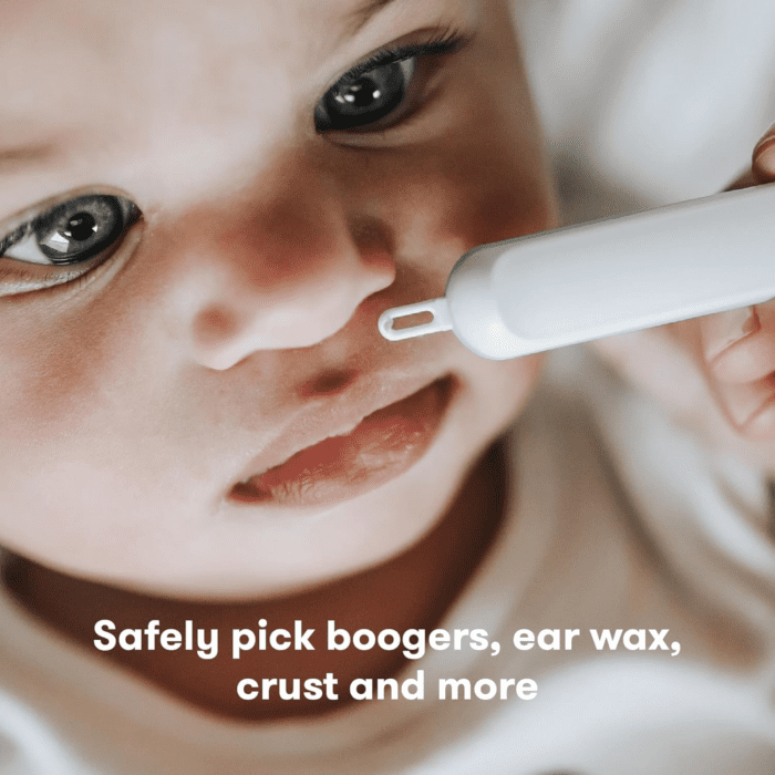 3-In-1 Nose, Nail + Ear Picker: Baby Ear Cleaner + Baby Nose Cleaner and Nail Tool for Babies + Toddlers, Safely Clean Baby'S Boogers, Ear Wax & More - Image 2