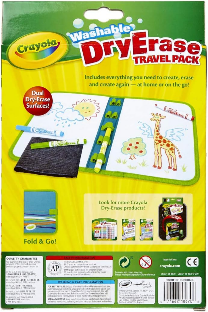 Washable Dry Erase Travel Pack, Whiteboard for Kids, Ages 4, 5, 6, 7 - Image 6