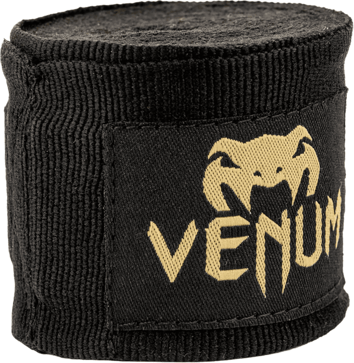 Kontact Boxing Hand Wraps - Black/Gold, 180 In - Image 2