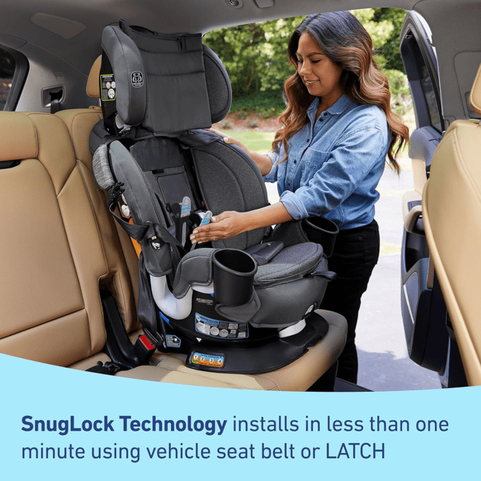 Turn2Me 3-In-1 Convertible Car Seat, Rotating Seat Feature, with Rear-Facing, Forward-Facing and Highback Booster Options in Cambridge - Image 4