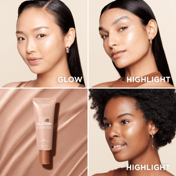 Makeup True Match Lumi Glotion, Natural Glow Enhancer, Illuminator Highlighter, Bronzing Drops for a Sun-Kissed Glow, 902 Light - Image 7