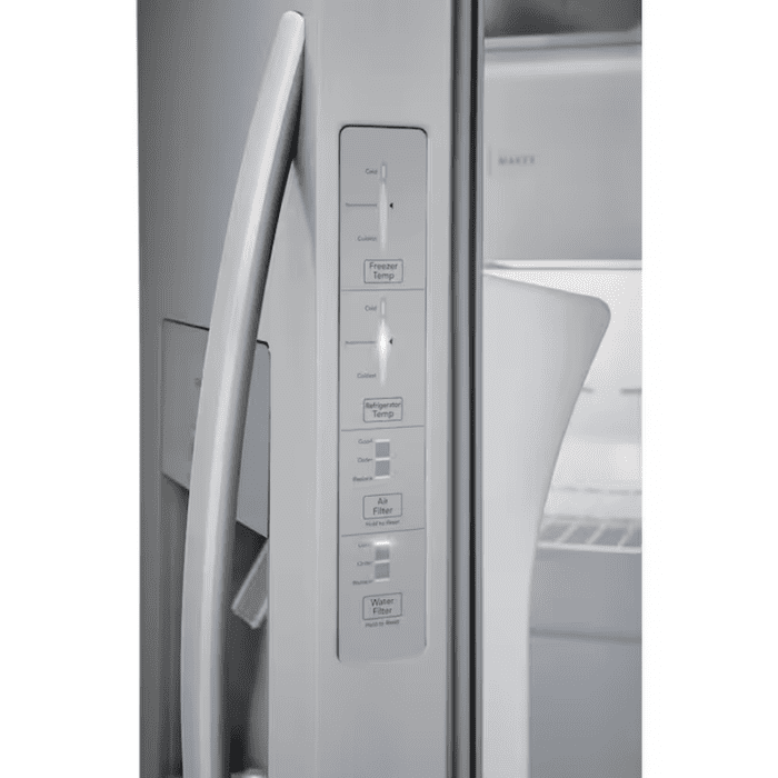 25.6-Cu Ft Side-By-Side Refrigerator with Ice Maker, Water and Ice Dispenser (Fingerprint Resistant Stainless Steel) ENERGY STAR - Image 12