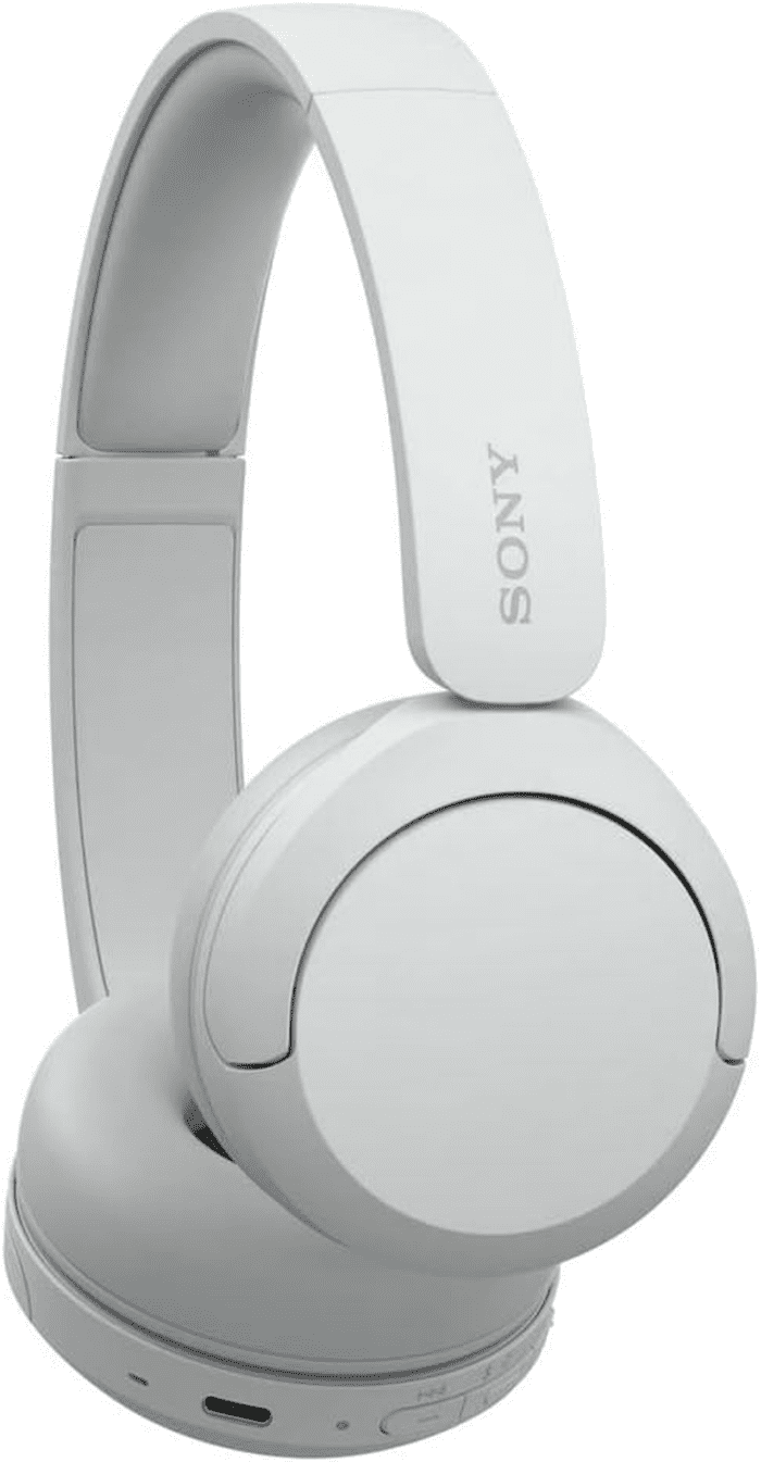 WH-CH520 Wireless Headphones Bluetooth On-Ear Headset with Microphone, White - Image 9