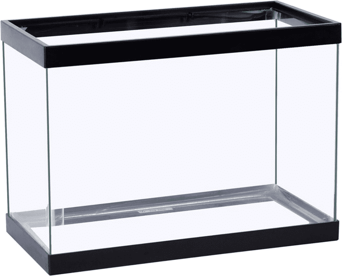 Glass Aquarium 5.5 Gallons, Rectangular Fish Tank