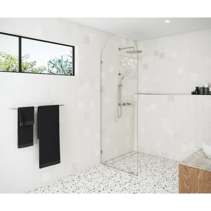 Venus Matte Black 32-In W X 86.75-In H Frameless Fixed Shower Door - Image 16