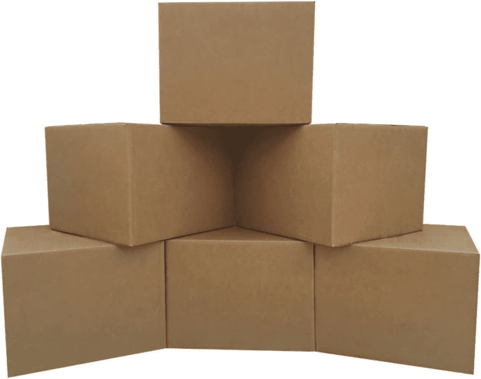 Large Moving Boxes (6 Pack) 20X20X15-Inches Packing Cardboard Box