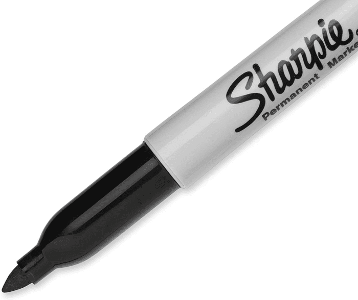 Permanent Markers Set, Quick Drying and Fade Resistant Fine Point Marker for Wood, Plastic, Paper, Metal, and More, Drawing, Coloring, and Poster Marker , Black, 12 Count - Image 4