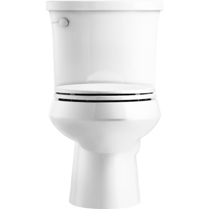 Leeward the Complete Solution White Elongated Standard Height Soft Close 2-Piece Toilet 12-In Rough-In Watersense 1.28 GPF - Image 7