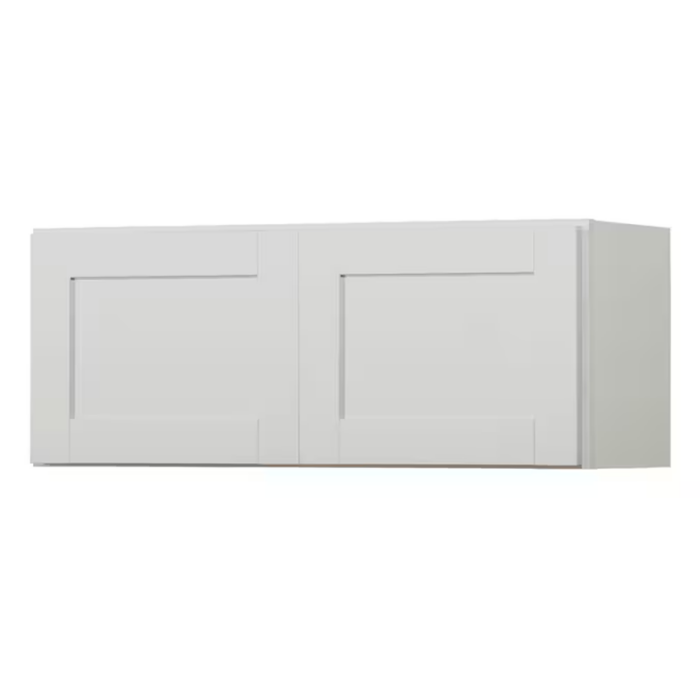 Arcadia 30-In W X 30-In H X 12-In D White Wall Fully Assembled Cabinet (Recessed Panel Shaker Door Style) - Image 32