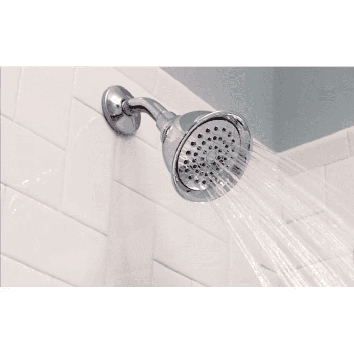 Adler Chrome 2-Handle Single Function 4-In round Bathtub and Shower Faucet Valve Included - Image 3