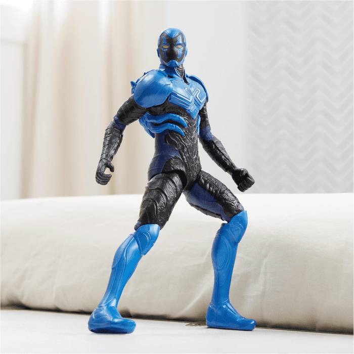 , Hero-Mode Blue Beetle Action Figure, 12-Inch, Easy to Pose, Blue Beetle Movie Collectible Superhero Kids Toys for Boys & Girls, Ages 3+ - Image 8