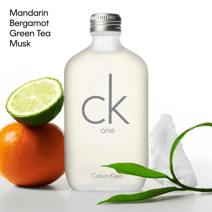 Calvin Klein CK One Eau De Toilette – Citrus Unisex Fragrance – with Notes of Green Tea, Bergamot, Cardamom, Violet & Amber – Luxury Unisex Perfumes – Long Lasting Fragrance - Image 3