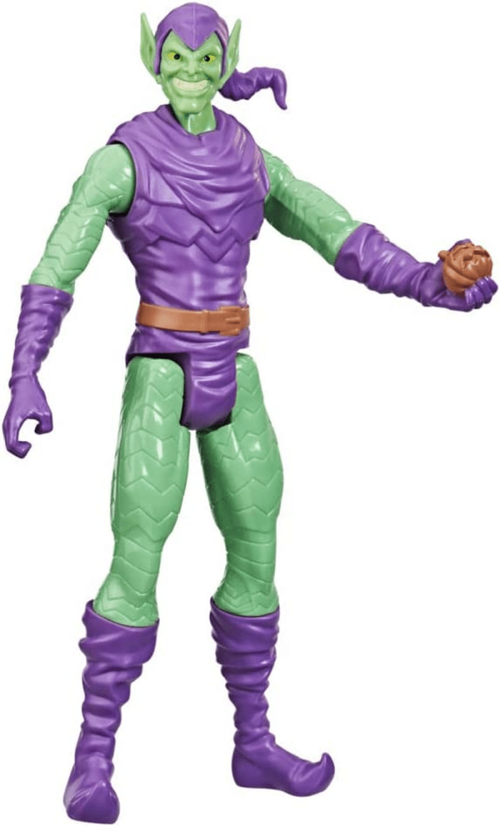 Titan Hero Series Green Goblin Toy 12-Inch-Scale Collectible Action Figure, Kids Ages 4 and Up